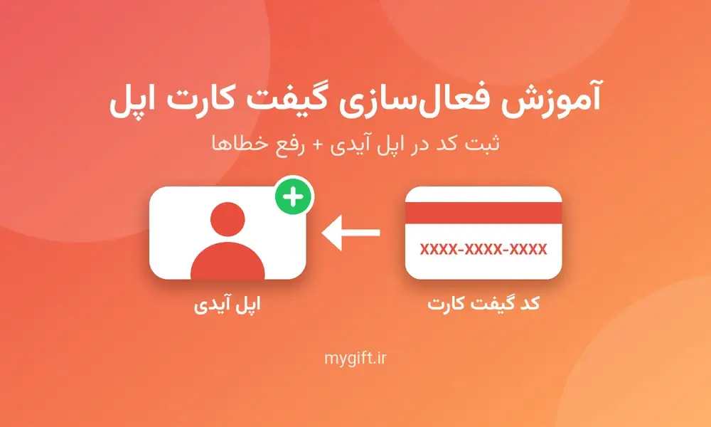 آموزش فعال‌سازی گیفت کارت اپل آیتونز در اپل آیدی: از ثبت کد تا رفع خطاها