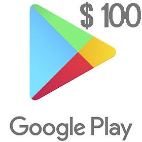 گوگل گیفت کارت 100 دلاری