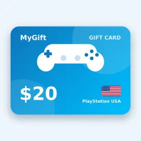 گیفت کارت ۲۰ دلاری PSN آمریکا