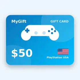 گیفت کارت ۵۰ دلاری PSN آمریکا